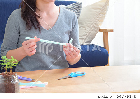 ストロー工作　アート 54779149