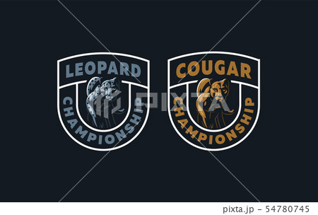 The image of a cougar or panther. The image of a cougar or panther. 54780745