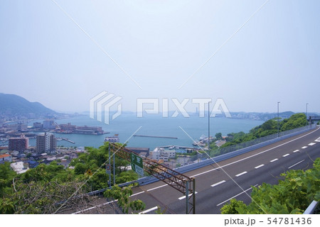 門司港レトロ・和布刈公園第二展望台からの眺め（福岡県北九州市門司区） 54781436