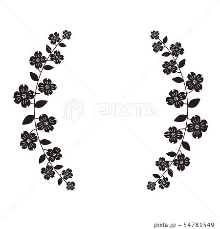 ハナミズキの花輪 54781549
