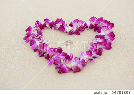 Wedding rings beach love concept 54781808