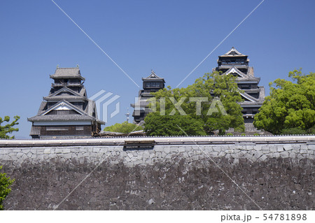 二の丸広場より熊本城 54781898