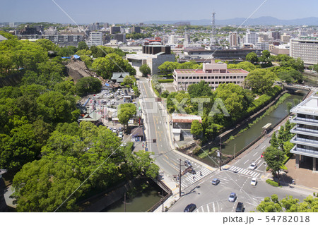 熊本市役所より坪井川 熊本市役所より坪井川 54782018