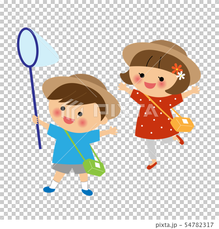 攜帶昆蟲的孩子 攜帶昆蟲的孩子 54782317