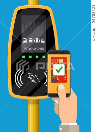 Hand with smartphone 54782525
