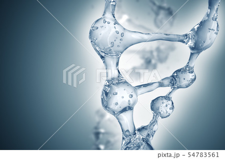 DNA molecules on the beautiful backdrop 54783561