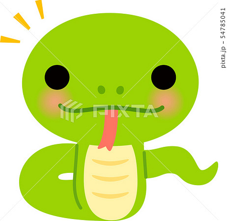 Cute snake character - Stock Illustration [54785041] - PIXTA