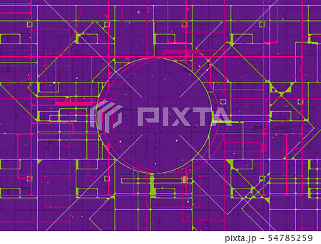 背景 デジタル 模様のイラスト素材 [54785259] - PIXTA