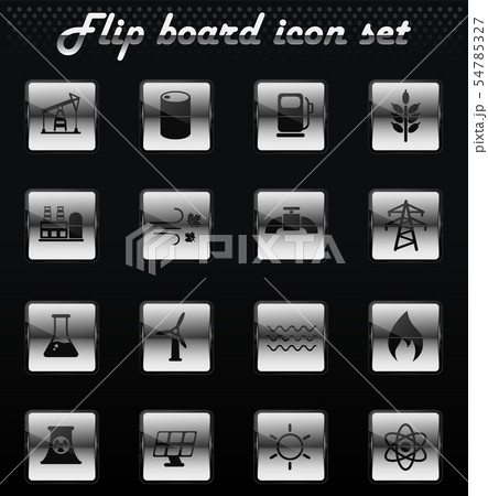 power generation icon set 54785327