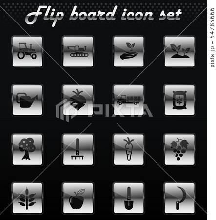 agricultural icon set 54785666