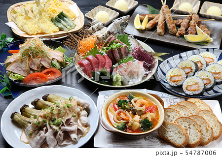 いろいろな豪華料理大集合 54787006