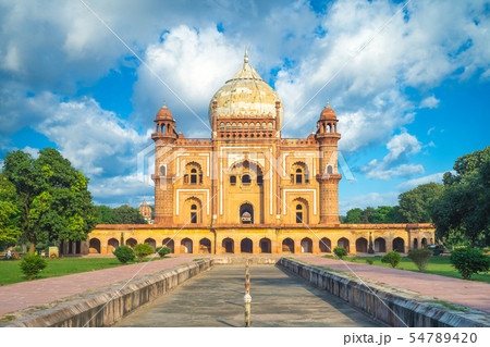 Facade of Safdarjung's Tomb in Delhi, India Facade of Safdarjung's Tomb in Delhi, India 54789420