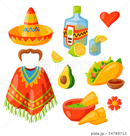 Mexico icons illustration traditional graphic travel tequila alcohol fiesta drink ethnicity aztec Mexico icons illustration traditional graphic travel tequila alcohol fiesta drink ethnicity aztec 54789712