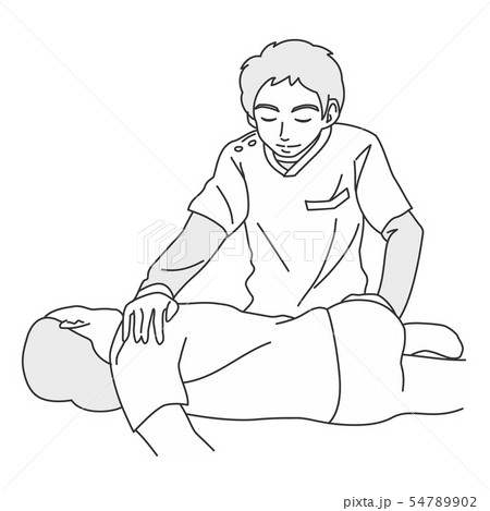 整体師 整体 イラストのイラスト素材