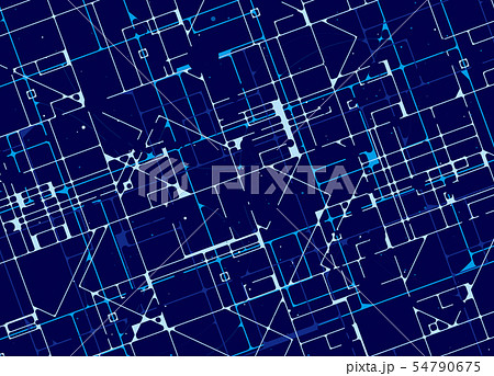 背景　デジタル　模様 54790675