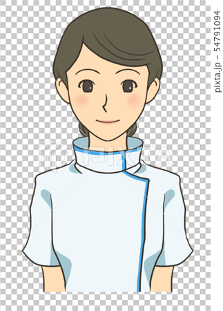 ベテラン看護師 基本のイラスト素材