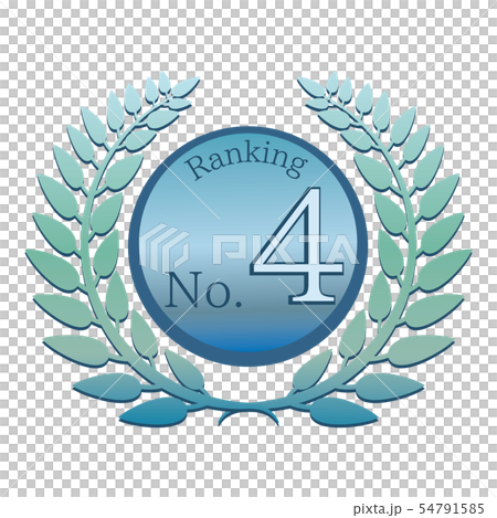 Ranking Icon No.4 01 - Stock Illustration [54791585] - PIXTA