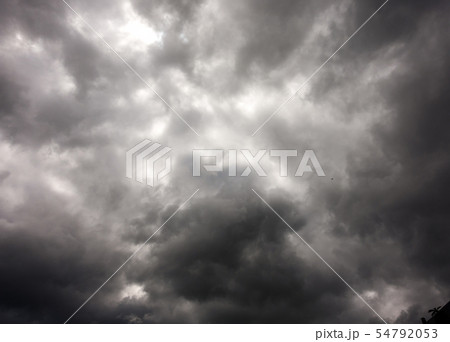 Dark and Dramatic Storm Clouds Area Background Dark and Dramatic Storm Clouds Area Background 54792053