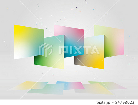 背景素材　イメージ　グラデーション　オブジェクト 54793022