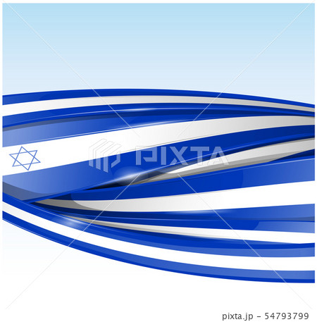 israel flag banner. Vector background israel flag banner. Vector background 54793799