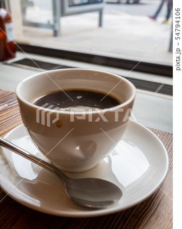Americano coffee in white cup Americano coffee in white cup 54794106