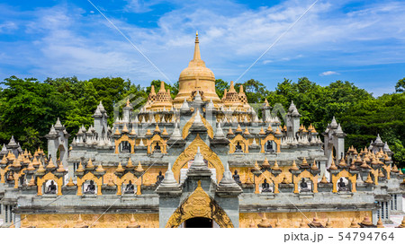 Aerial view Phra Maha Chedi Chai Mongkol Aerial view Phra Maha Chedi Chai Mongkol 54794764