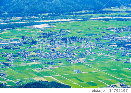 田園地帯・俯瞰 54795197