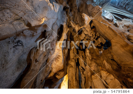 タイ・カンチャナブリのWat Tham Khao Pun寺院 タイ・カンチャナブリのWat Tham Khao Pun寺院 54795864