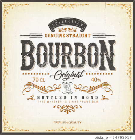 Vintage Whisky Label For Bottle Vintage Whisky Label For Bottle 54795917