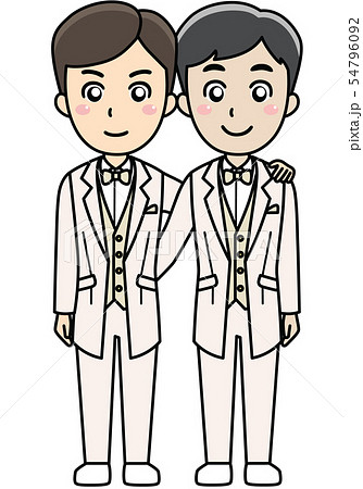 男性と男性の同性婚 男性と男性の同性婚 54796092