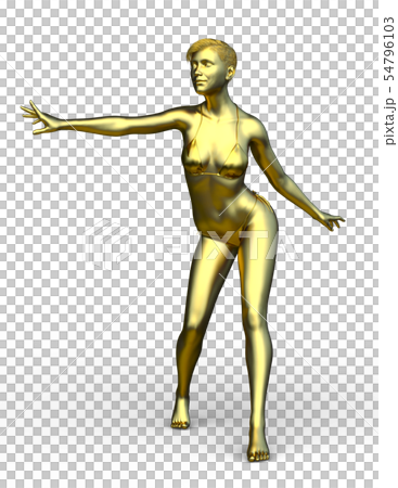  Gold statue 54796103