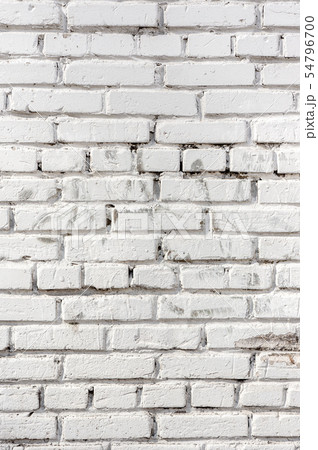 Abstract weathered texture stained old stucco light gray and aged paint white brick wall background 54796700