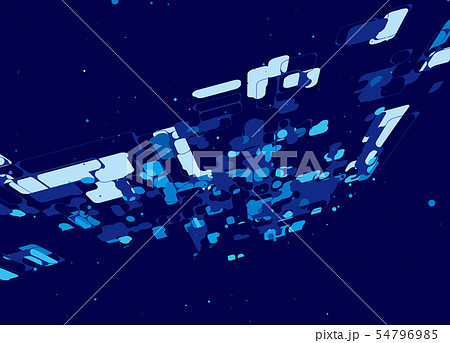 背景 デジタル 模様 データのイラスト素材 [54796985] - PIXTA