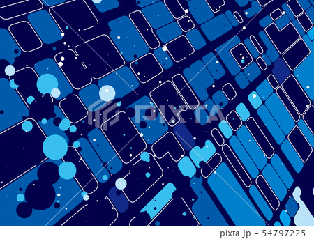 背景 デジタル 模様 図形のイラスト素材 [54797225] - PIXTA