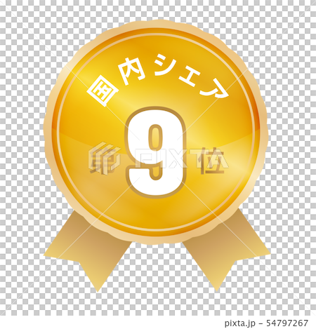 国内シェアランキング 9位 国内シェアランキング 9位 54797267