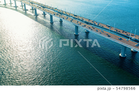 Aerial view of the Bay Bridge in San Francisco 54798566