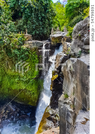 View on Tegenungan waterfall in Bali View on Tegenungan waterfall in Bali 54799891