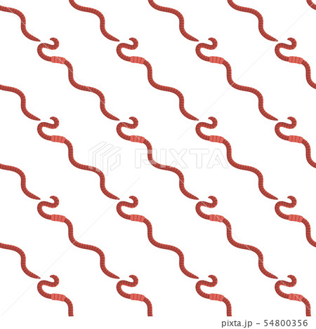 Animal Earth Red Worms for Fishing Seamless Pattern 54800356
