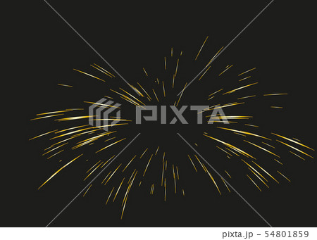 Gold Fireworks drawn by lines. Gold Fireworks drawn by lines. 54801859