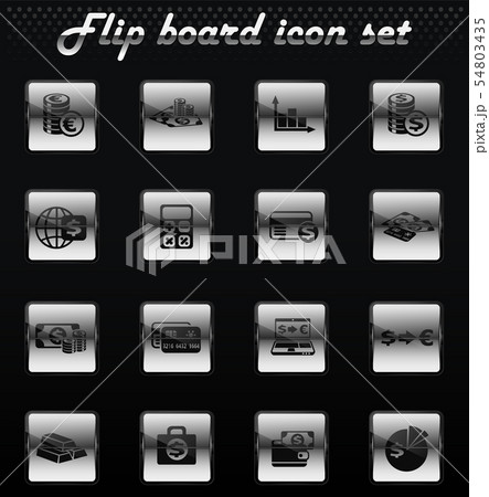 currency exchange icon set currency exchange icon set 54803435