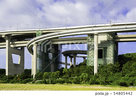 瀬戸大橋　与島パーキングエリア降り口　香川県坂出市 54805442