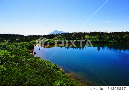 八幡平トレッキング　八幡沼と岩手山 54806817