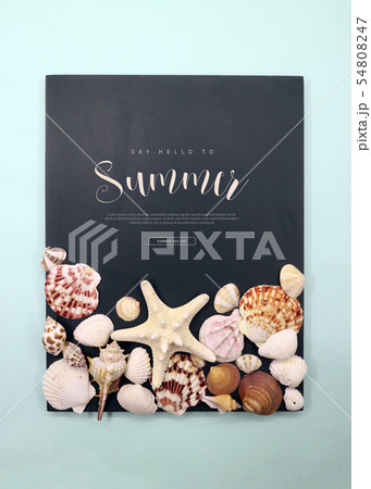 黒板 フレーム 背景 54808247