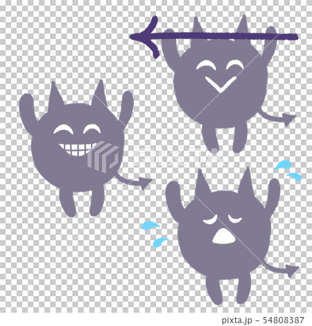 Fungus with an eyebrow hand-drawn style illustration set 54808387