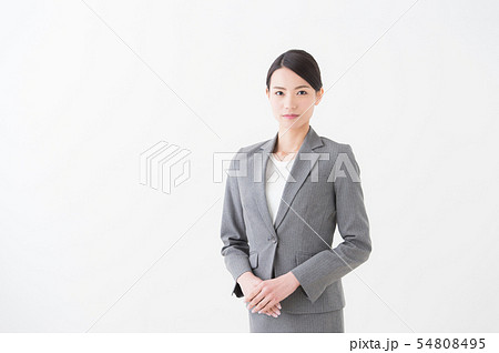 20代女性 グレースーツ 20代女性 グレースーツ 54808495