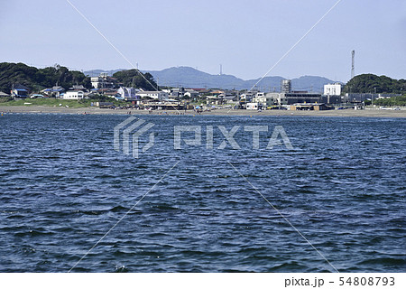 三浦半島 【神奈川県】 大楠山と長浜海岸 【夏】 黒崎の鼻より 54808793