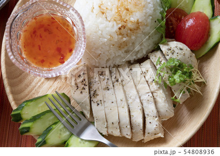 海南鶏飯 海南鶏飯 54808936