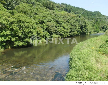 渓流 川 田舎の風景 渓流 川 田舎の風景 54809007