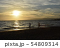 夕日　夕暮れ 54809314