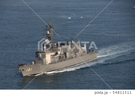 来島海峡大橋を通過する海上自衛隊護衛艦 むらさめ 来島海峡大橋を通過する海上自衛隊護衛艦 むらさめ 54811511